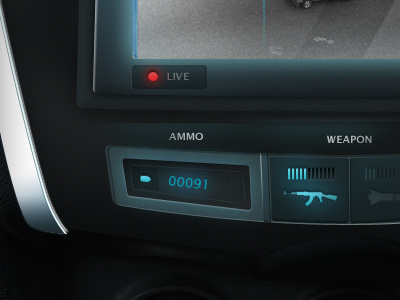 Optional Extras... automotive button dashboard design interface interface design ui
