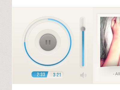 Music player interface