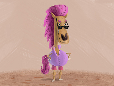 cool little shetland pony horse pink hair pony shetland