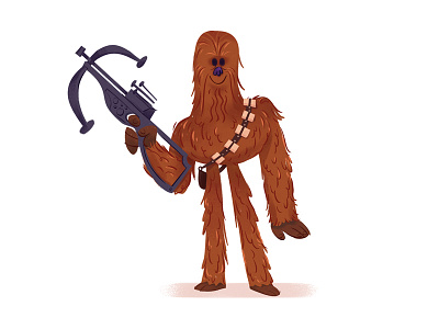Chewbacca cartoon character charachter character design chewbacca maythe4thbewithyou star wars star wars day