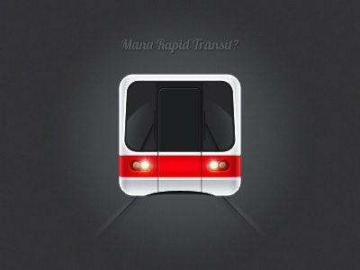 Icon app buuuk icon ios iphone mana mrt rapid train transport
