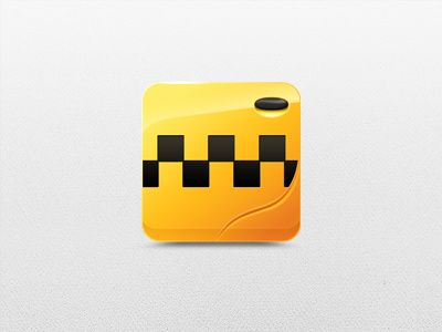 Taxi iOS Icon app buuuk cab car door gomyway icon ios iphone taxi yellow