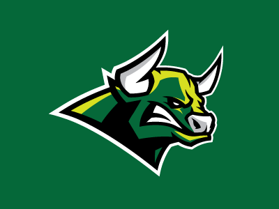 AZS Bulls bull logo sport