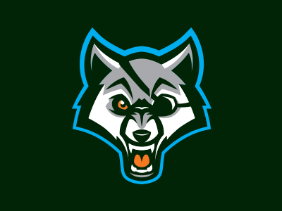 Szczecin Seawolves basketball logo seawolves sport szczecin wolf