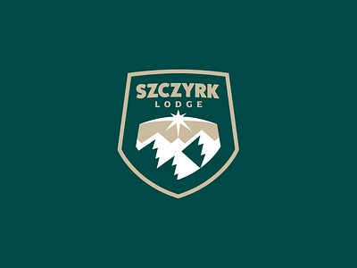 Szczyrk Lodge akuma akuma101 akumastudio badge badgedesign badgelogo branding hotel illustration lodge logo logodesign logodesigner mountain mountainbranding mountainlogo ski skiresort sport sports