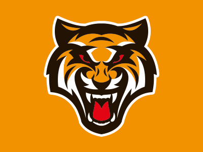 Social Tigers mascot socialmedia sport sportsbranding sportslogo tiger