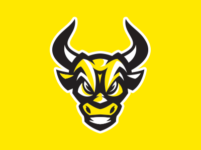 Golden Bull branding bull fight gold mascot mma sport sportsbranding sportslogo