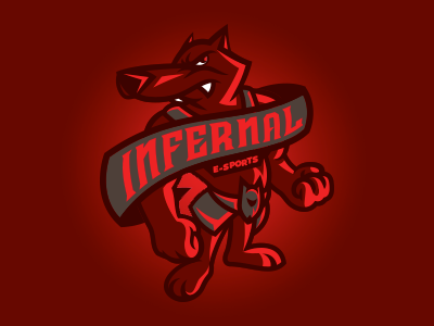 Infernal E-Sports dog esports god hell infernal mascot sport sportsbranding
