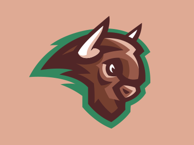 Bison Logo bison branding forest mascot sport sports