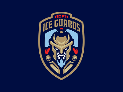 ADFA Ice Guards australia branding guard hockey ice ice hockey logo sparta spartan sport sports