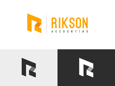 Rikson Accounting accounting logo branding branding identity design design finance logo firm logo flat logo graphic design graphixvai icon illustration logo logo design minimalist logo realstate logo simple logo typography vector