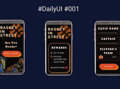 Sign Up #DailyUI app form graphic design register reto ui