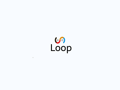 Loop design illustration typography ui ux vector