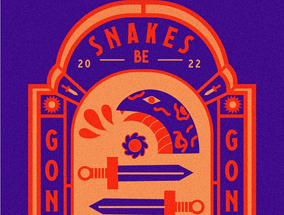 Snakes Be Gone Forever- Apparel Project branding design graphic design illustration logo typography vector