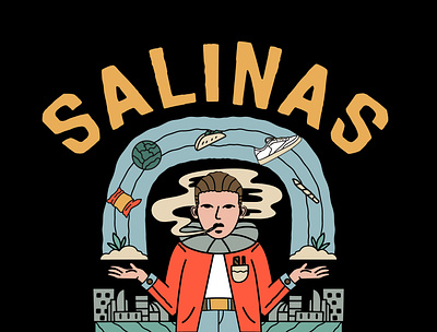 Salinas Foo branding design graphic design illustration logo vector