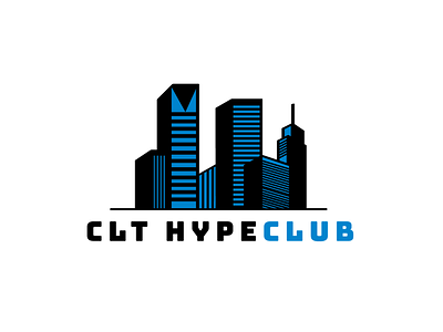 CLT Hypeclub design logo typography