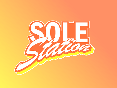 SOLE Station Logo design logo typography