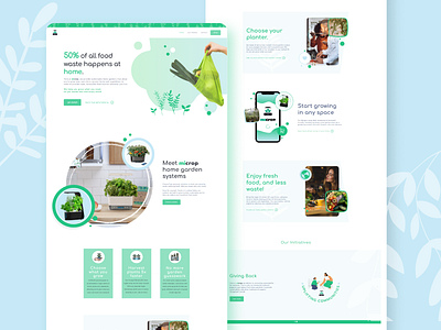 microp project affinity designer branding canva concept design design eco graphic design green landing page logo plants typography ui ui design ux ux design ux ui vector web design webflow