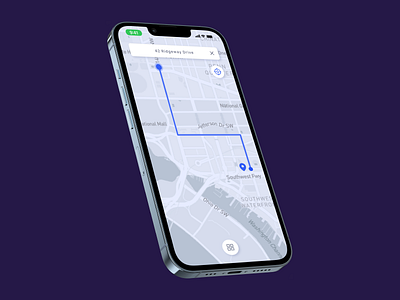 Daily UI 29 - "Map" 100daysofui app design app ui daily ui 29 dailyui dailyui 29 design direction app directions google maps location map map app map design mobile design simple map travel ui ui design ux