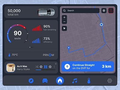 Daily UI 34 - "Car Interface"