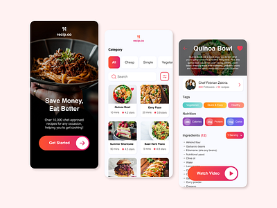 Daily UI 40 - "Recipe"