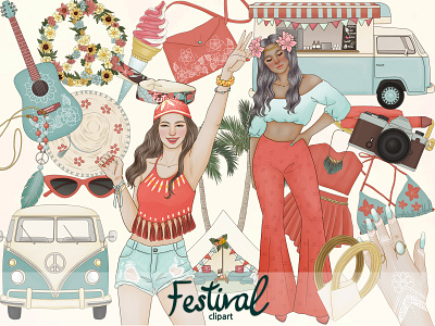 Festival Clipart clipart fashion clipart illustration