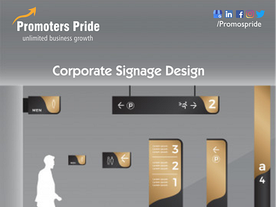 Corporate Signage Design branding graphic design