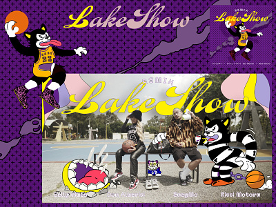 LakeShow Character Design design graphic design illustration mexicocity music party