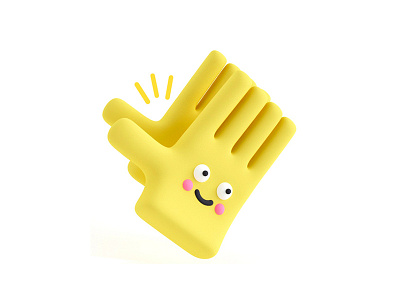 ¨Handly Stickers¨ 3d characters hands stickers