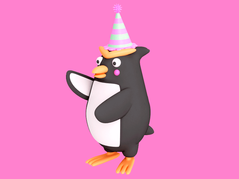 Dancing Penguin dance party penguin