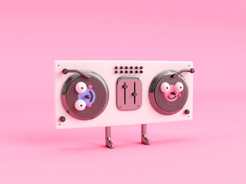 Dj Vynil Turntables by Alexis Tapia (Pingü) on Dribbble