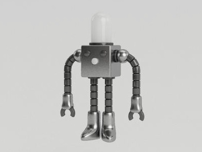 A Robot (Wip) c4d character illustration robot