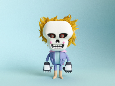 Custome Kid No.1 cinema4d c4d render bad guys club craig gleason 3d character