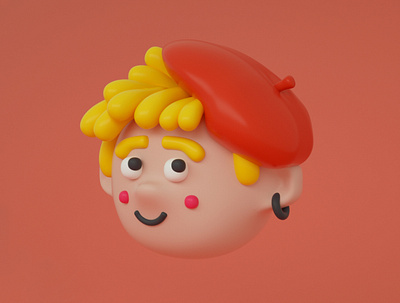Play-Doh guy character design cinema 4d cute cute art illustration playdoh