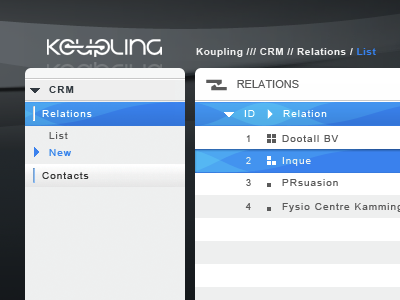 Koupling CRM/CMS