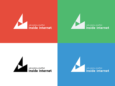 Inside Internet Logo Color Test blue green inque insideinternet red white