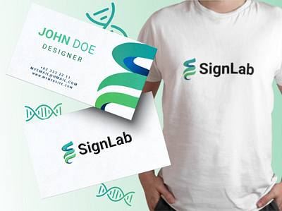 SignLab Logo advertisement branding design graphic design l lab logo mockup movagraphics s sign signlab