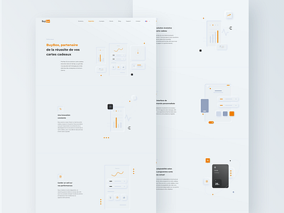 BuyBox design layout neumorphism webdesign website