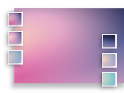 Chroma color cube geometric gradient minimal minimalist pink shadow