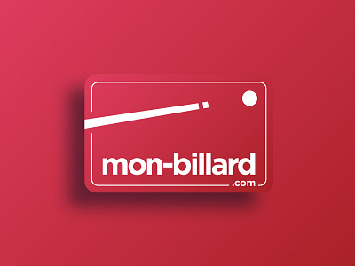 mon-billard.com eight gradient inspiration logo logotype pool red vector