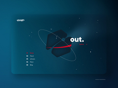 out. galaxy home logo page space web webdesign