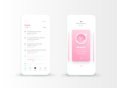 Kwit app badge branding card cloud diary heart icon illustration label timeline typography ui ux white