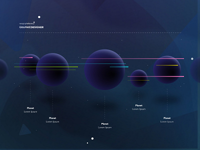 Molecular Space atom atomic design galaxy gradient illustration molecular night space vector