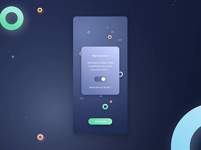 Dark or light ? app app animation app concept dark dark mode dark theme layout ui ux vector