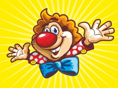 Clown cartoon clown funny illustration smile