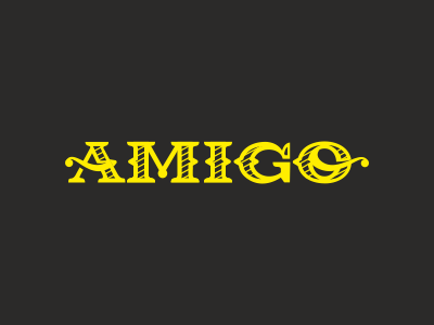 Amigo amigo artdemix lettering logo