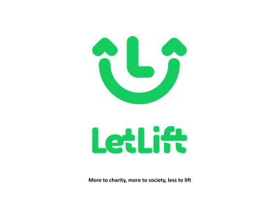 Let Lift arrow artdemix face l lift logo ride smile