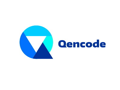 Qencode arrow artdemix down encode logo play q up video