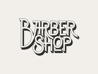 Barbershop logo barber barbershop branding identity logo logotype typography