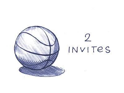 Invite dribbble invite invite